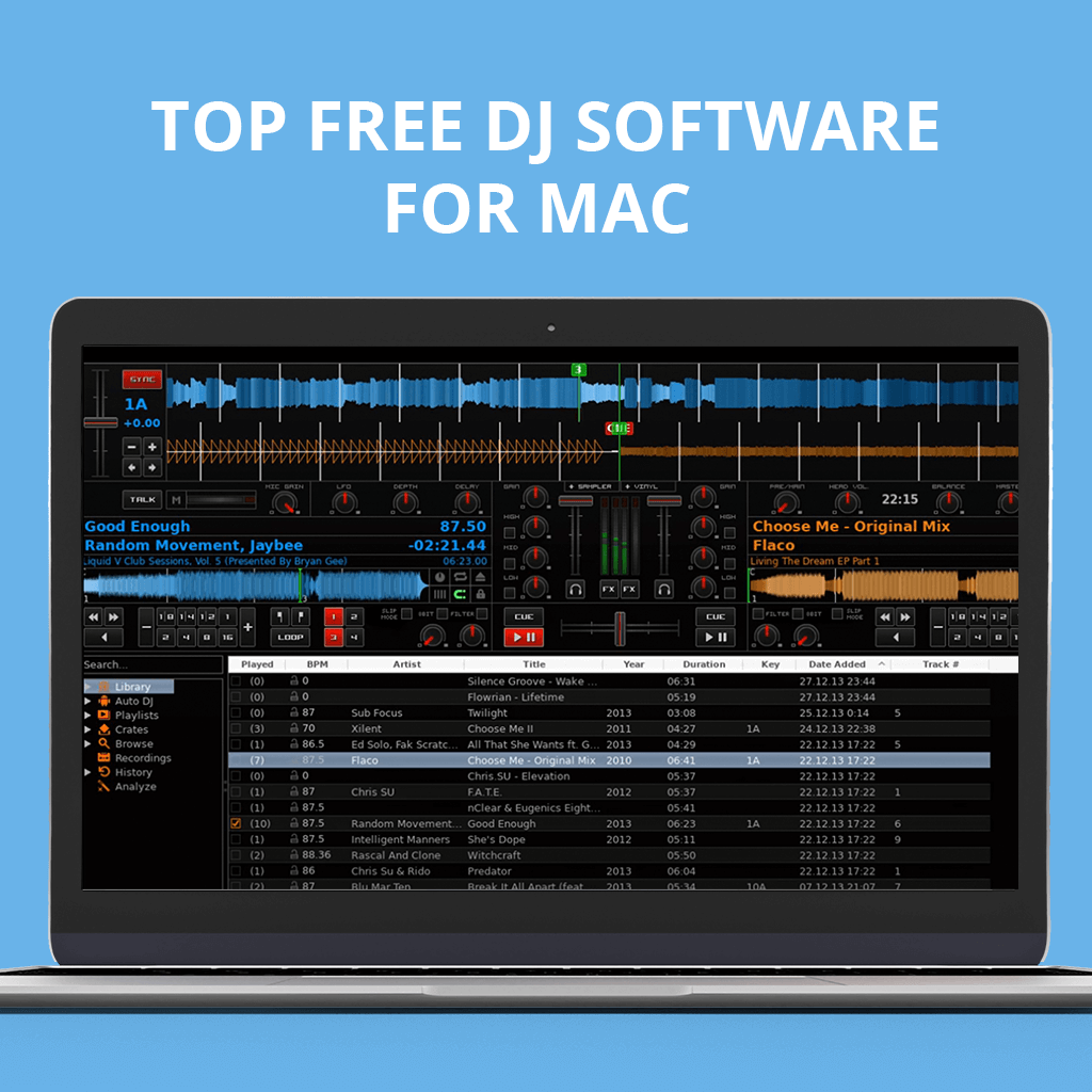 best dj program for mac free uses itunes music
